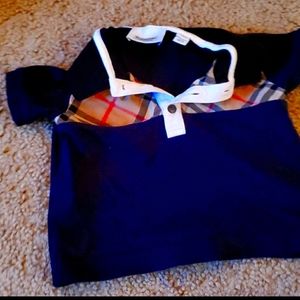 Baby boy burberry shirt 12-18 month